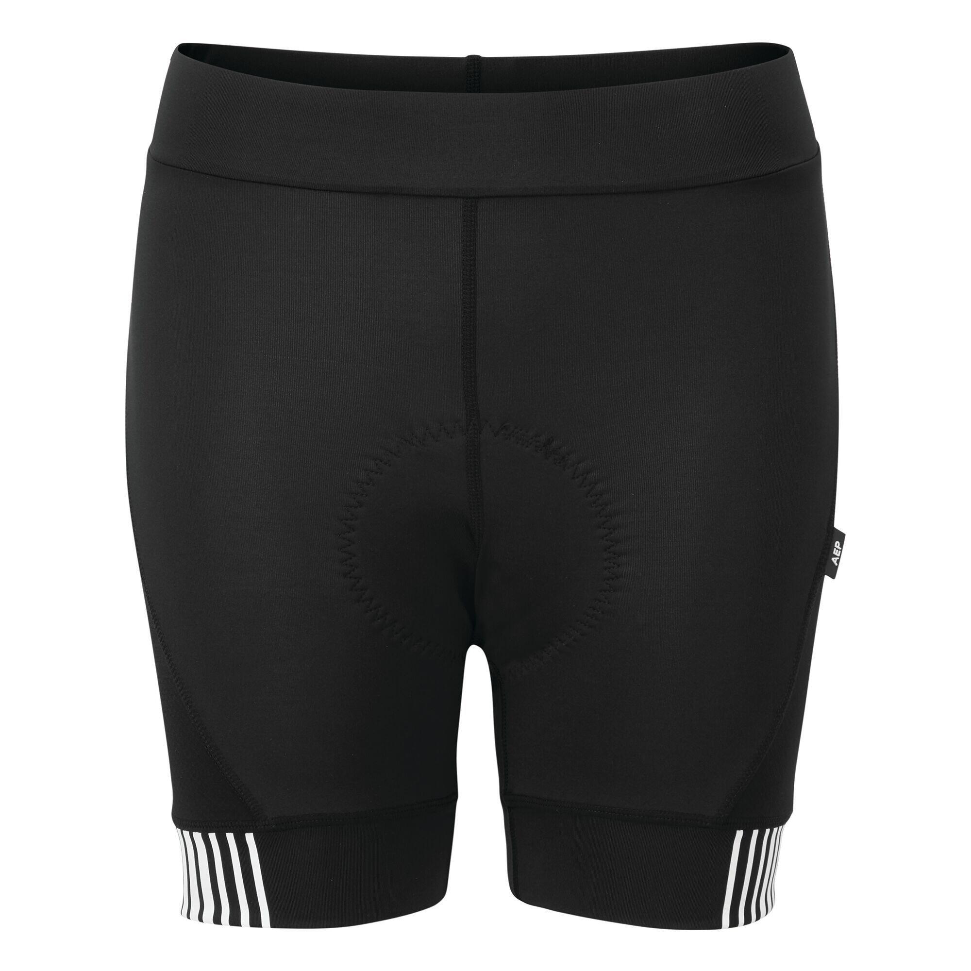 Dare2B Womens/Ladies AEP Propell Shorts (Black/White) 1/4