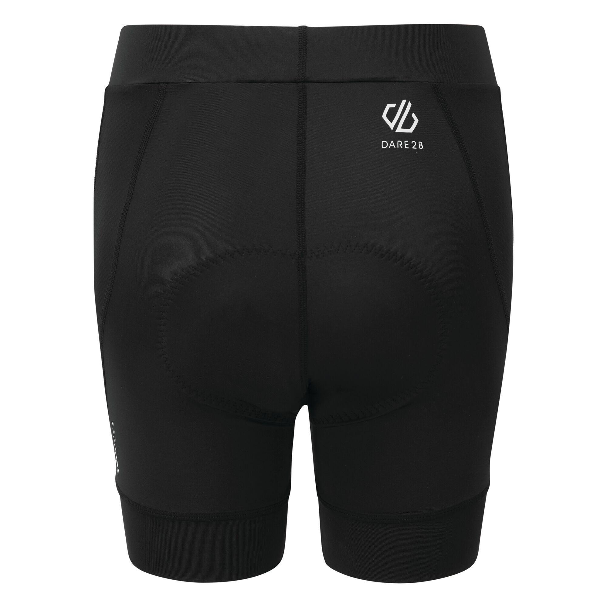 Dare2B Womens/Ladies AEP Propell Shorts (Black/White) 2/4