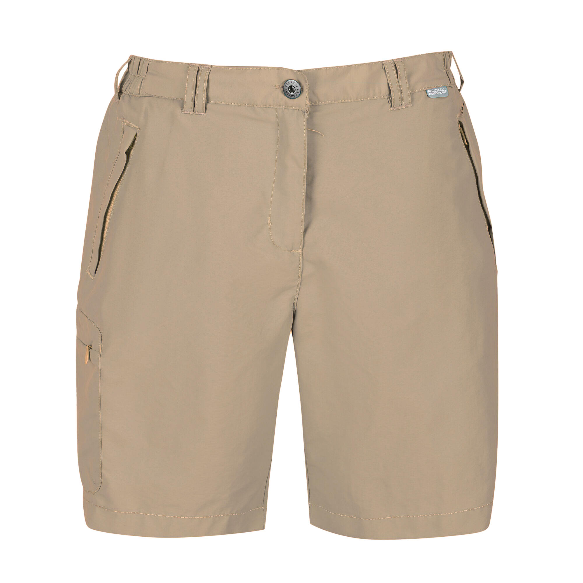 Women's CHASKA walking shorts (Beige)