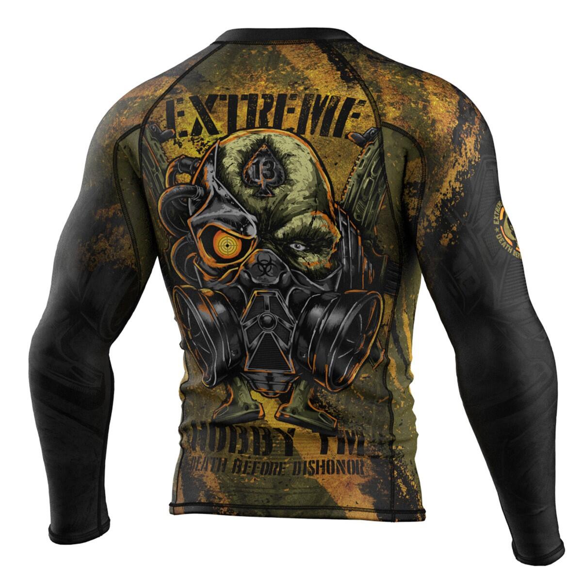 Langarm rashguard voor heren voor MMA EXTREME HOBBY DBD 3/6