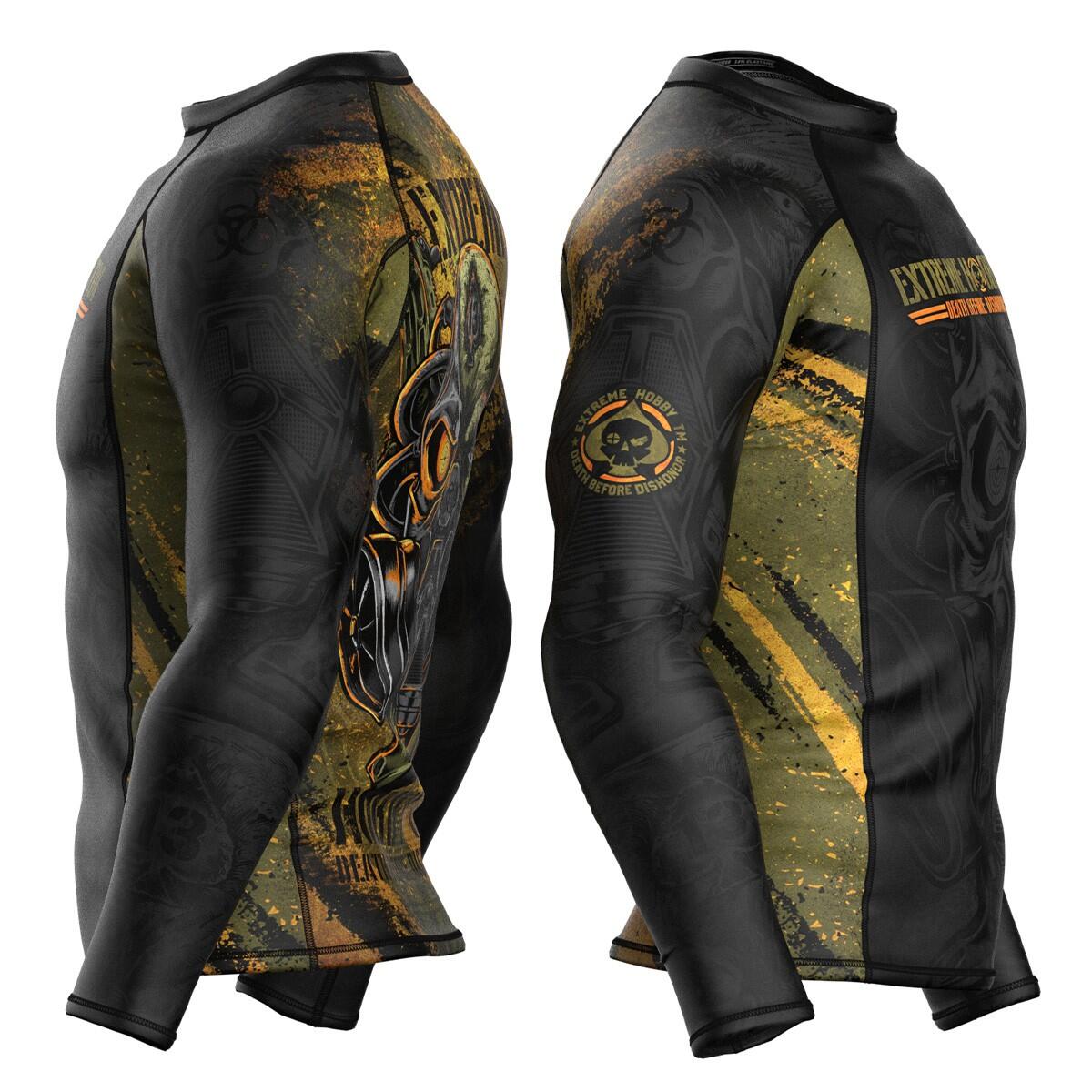 Langarm rashguard voor heren voor MMA EXTREME HOBBY DBD 5/6