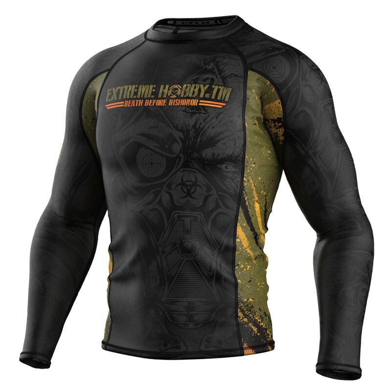 Rashguard do MMA męski z długim rękawem EXTREME HOBBY DBD