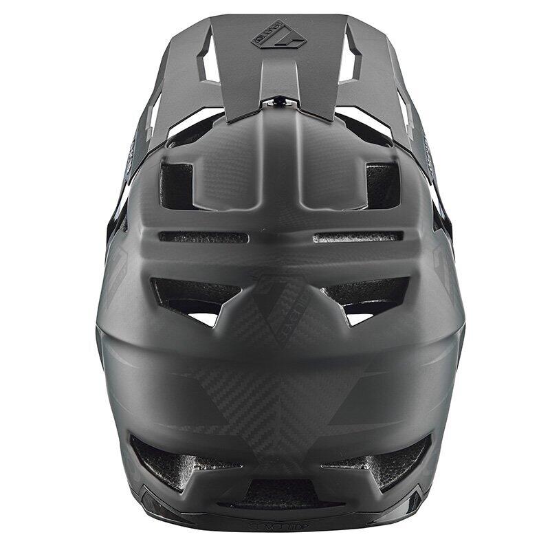 7iDP Project 23 Carbon Integralhelm – Leichter Carbon-MTB-Helm Mit 23 Belüftungsöffnungen, Größe L (Schwarz/Rohcarbon)