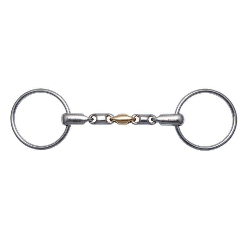 STÜBBEN 2-rings waterford paardenbit met zacht koperen afdichting Stübben Max Relax