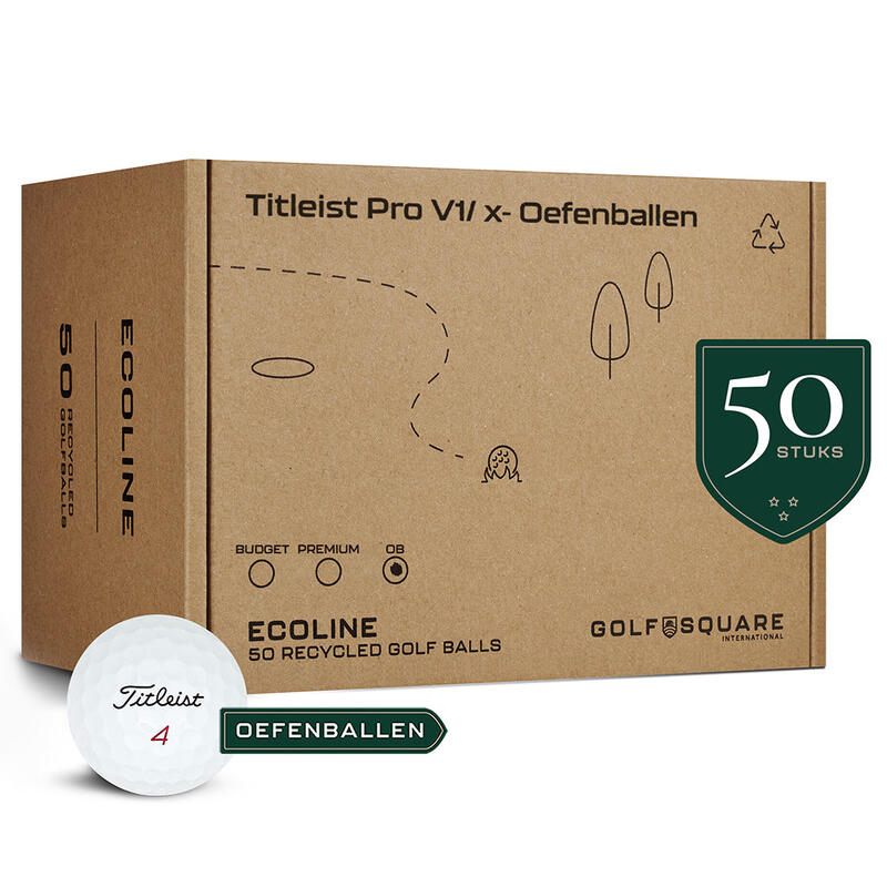 Tweedehands Titleist Pro V1/x Oefenballen | Cross, 50 Stuks