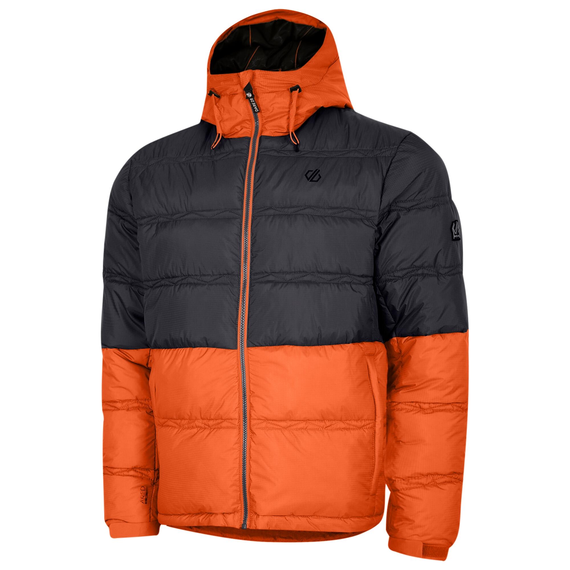 Mens Ollie Waterproof Ski Jacket (Rooibos Tea/Black) 3/5