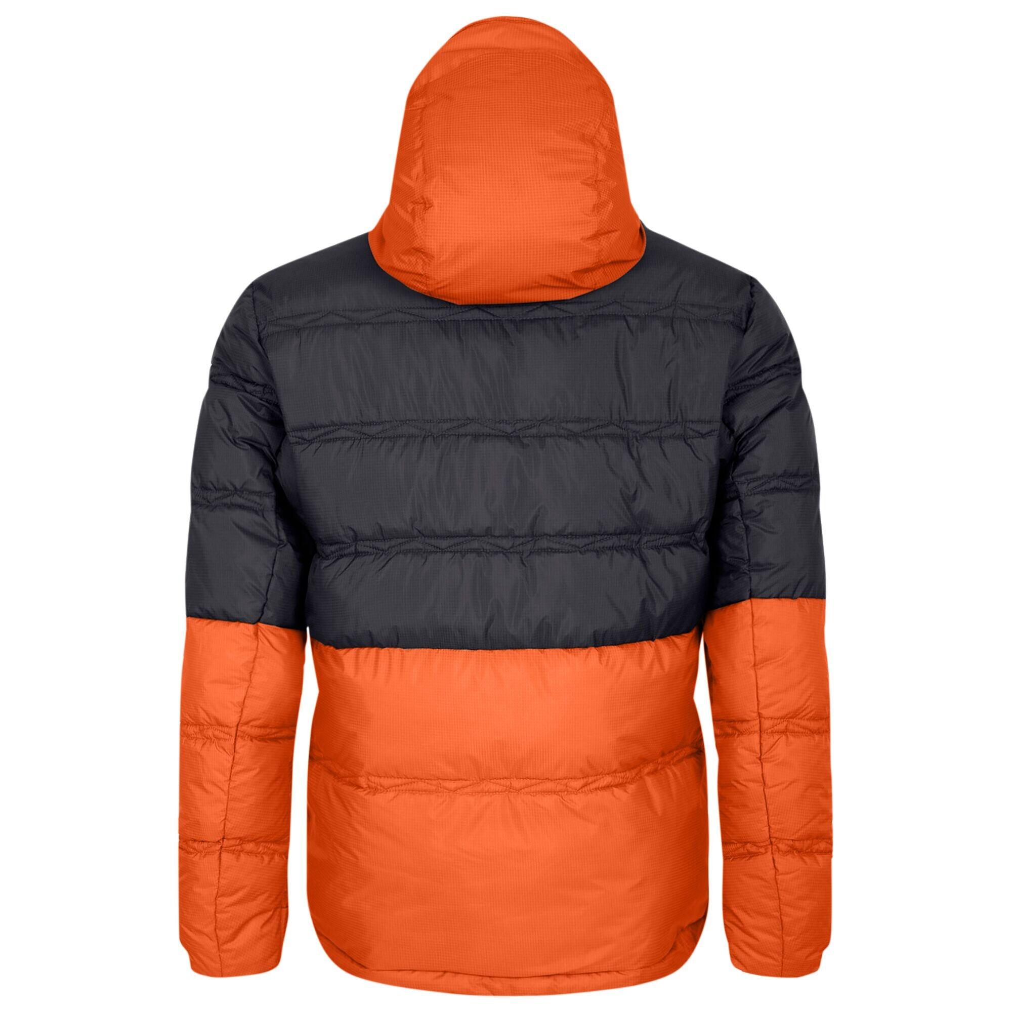 Mens Ollie Waterproof Ski Jacket (Rooibos Tea/Black) 2/5