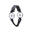 Stübben Flower Ring Leather; Cheeks Stainless Steel Zwart -