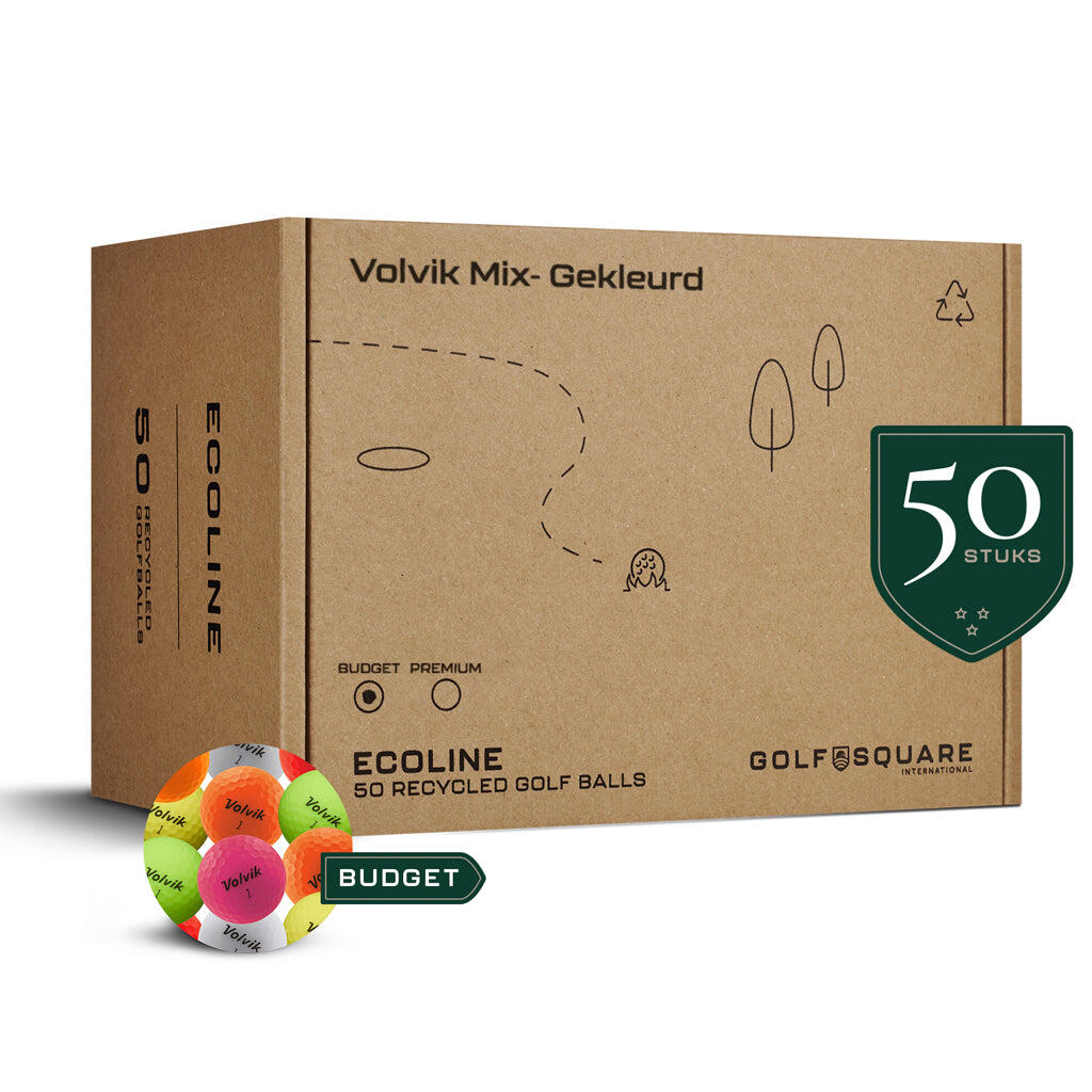 VOLVIK Tweedehands - Volvik Golfballenmix - Gekleurd - Zeer goede staat - 50 Stuks
