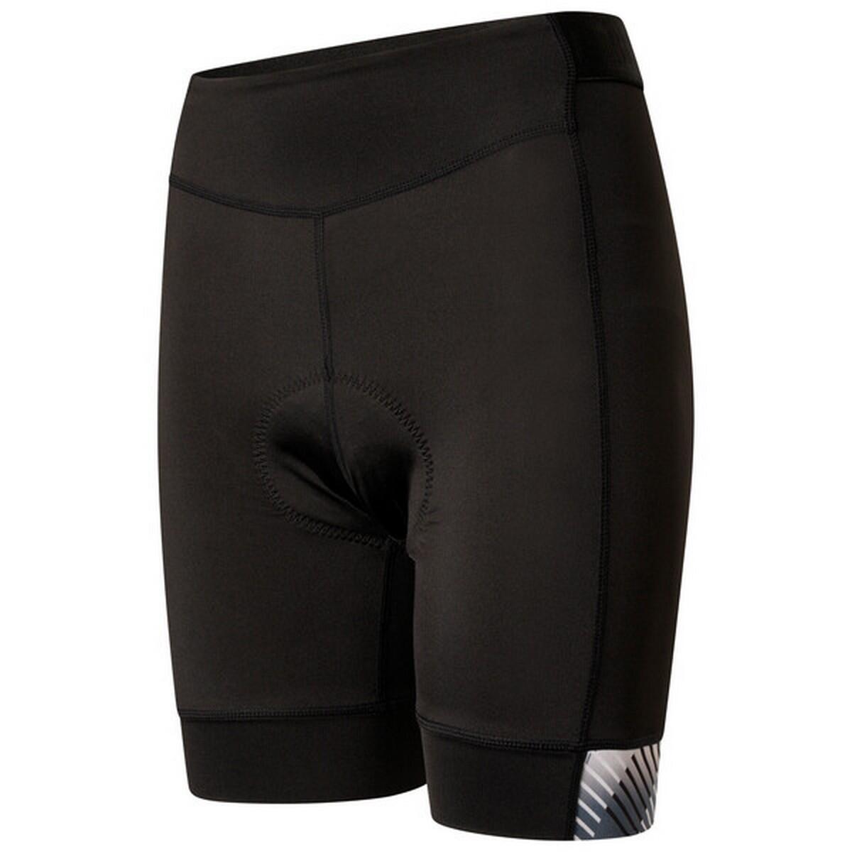 Womens/Ladies Prompt AEP Empowered Print Lightweight Shorts (Black) 3/5