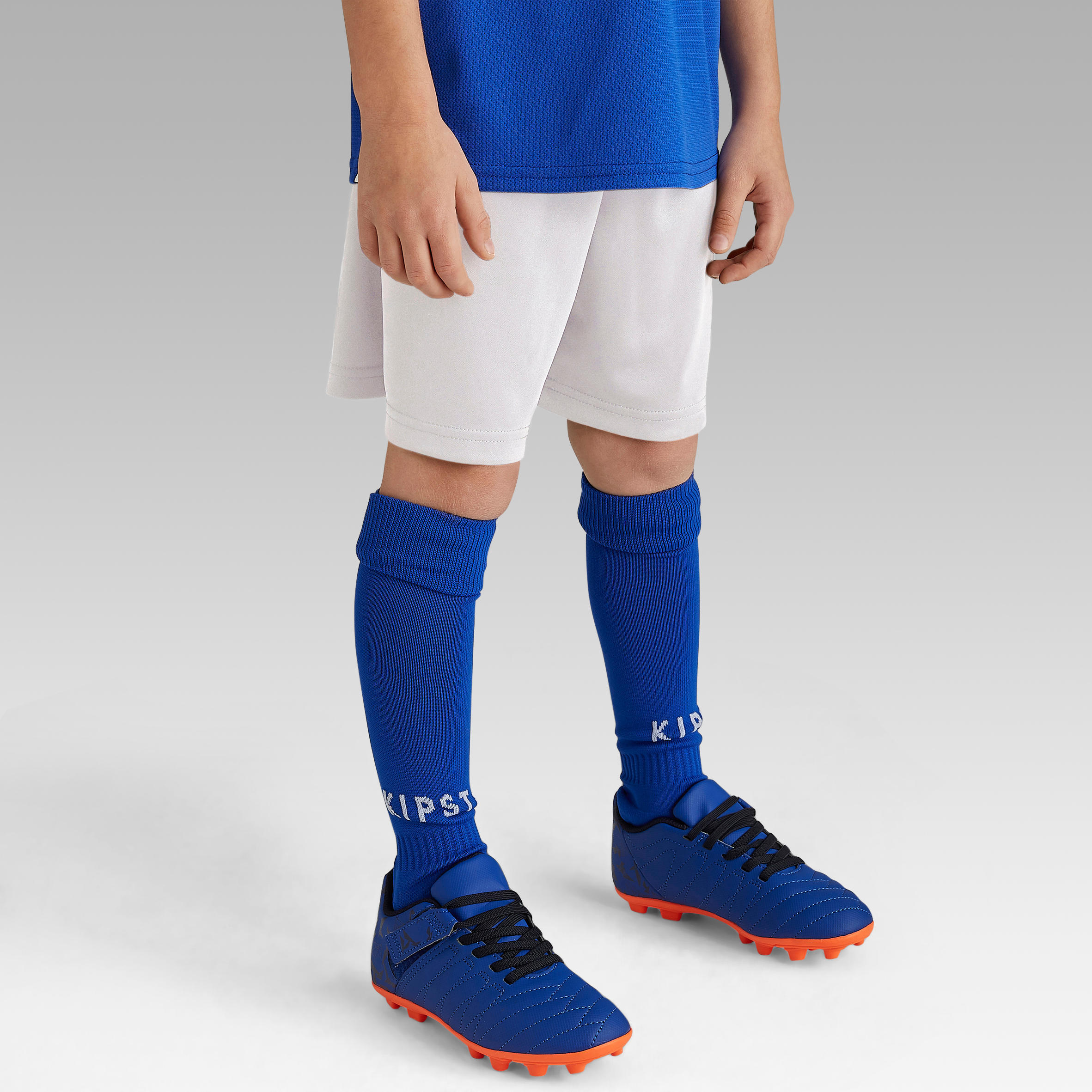 Refurbished Kids Football Shorts Essential - White - D Grade 6/6