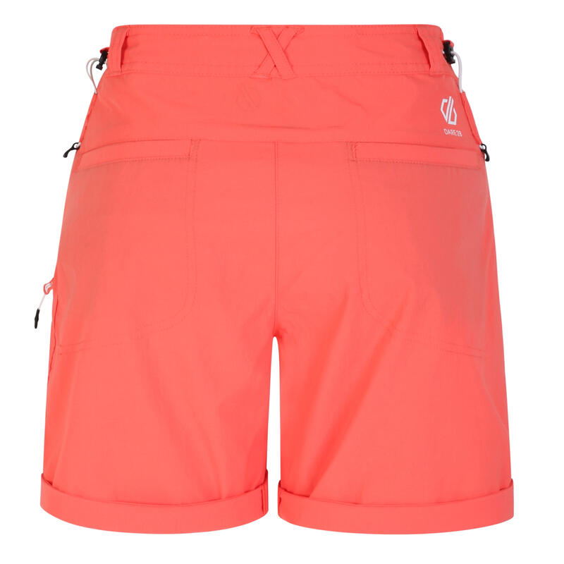 Dare2b Vrouwen/dames Melodic II Multi Pocket Walking Shorts (Neon Peach)