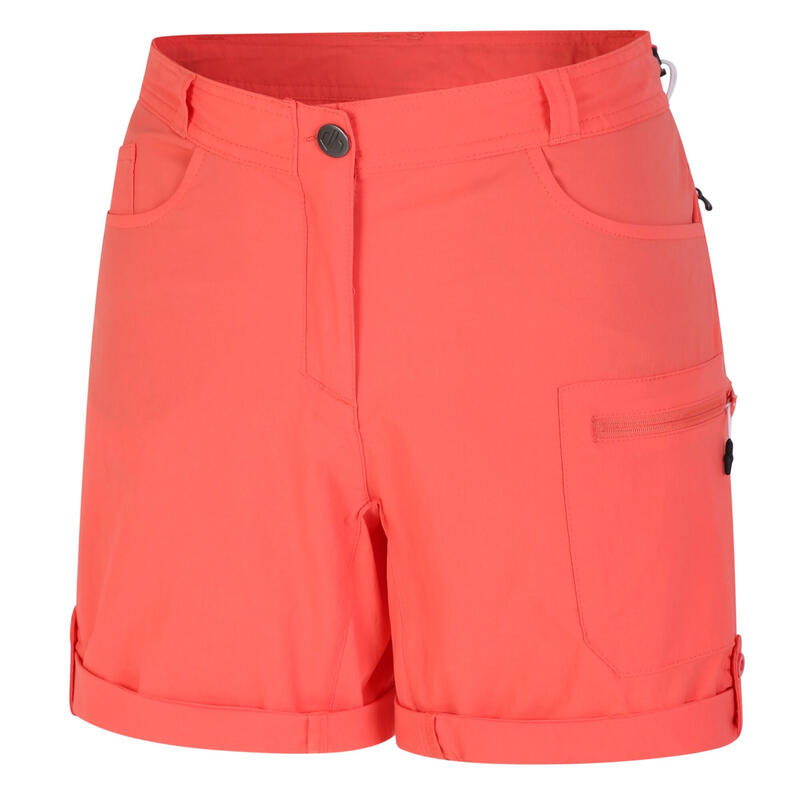 Dare2b Vrouwen/dames Melodic II Multi Pocket Walking Shorts (Neon Peach)
