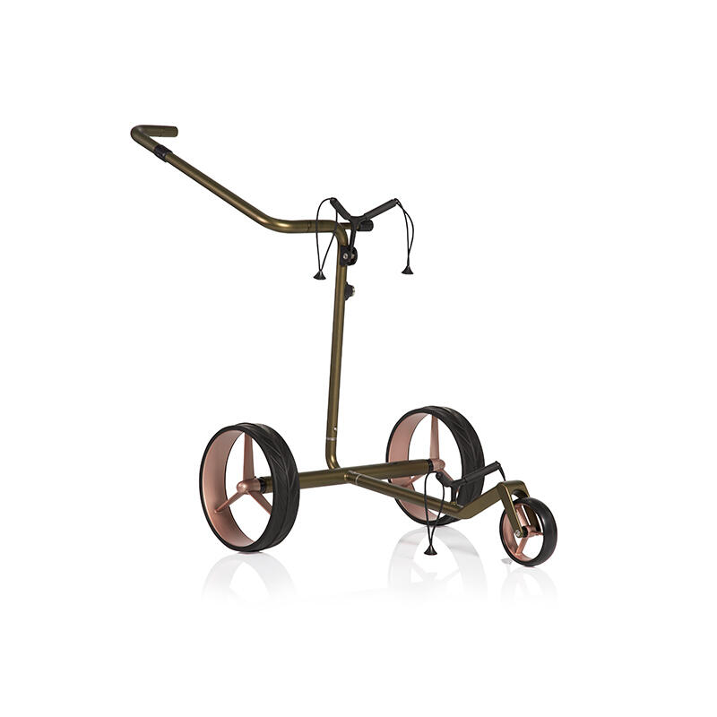 Jucad - Chariot Électrique Jucad Carbon Travel 2.0 - Chariot De Golf - Marron|rose|vert - Taille Unique - Decathlon
