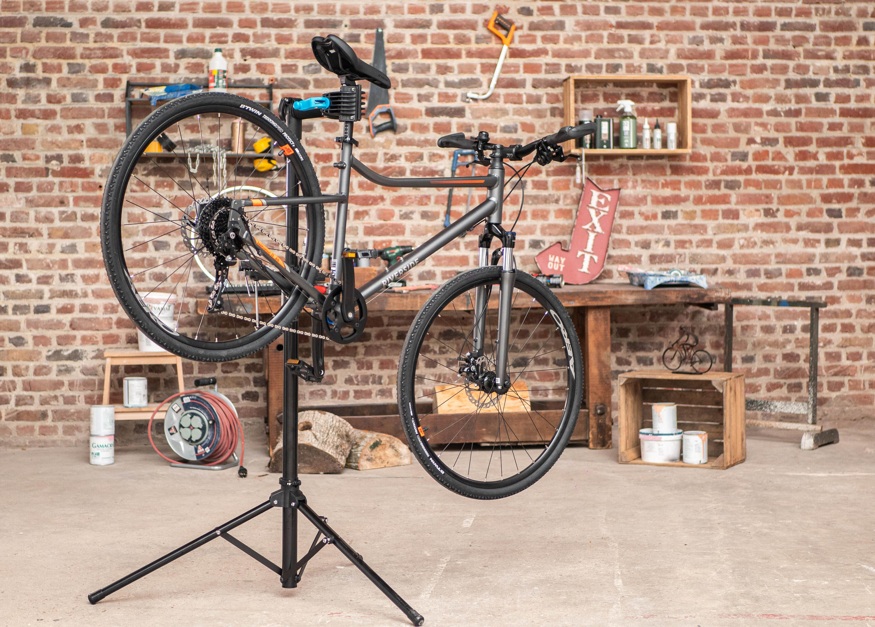 DECATHLON Tweedehands - Montagestandaard voor fiets 500 - GOED