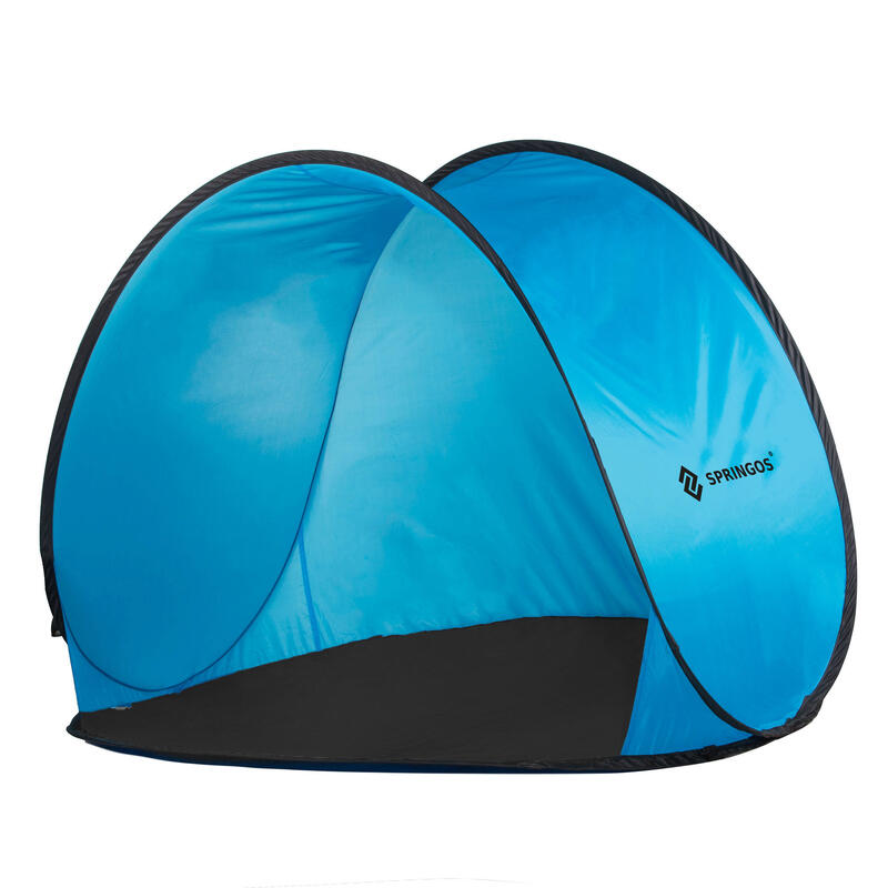 Namiot samorozkładający się Springos pop up 150x120 cm niebieski