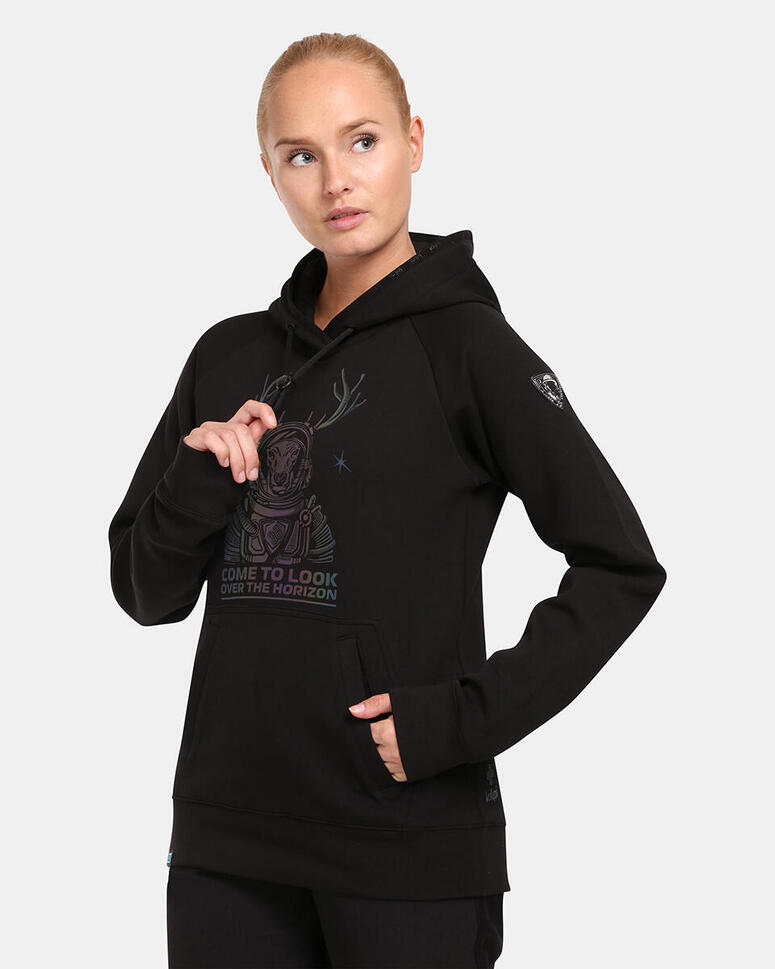 Damska bawełniana bluza z kapturem Kilpi LTD BELLATRIX-W