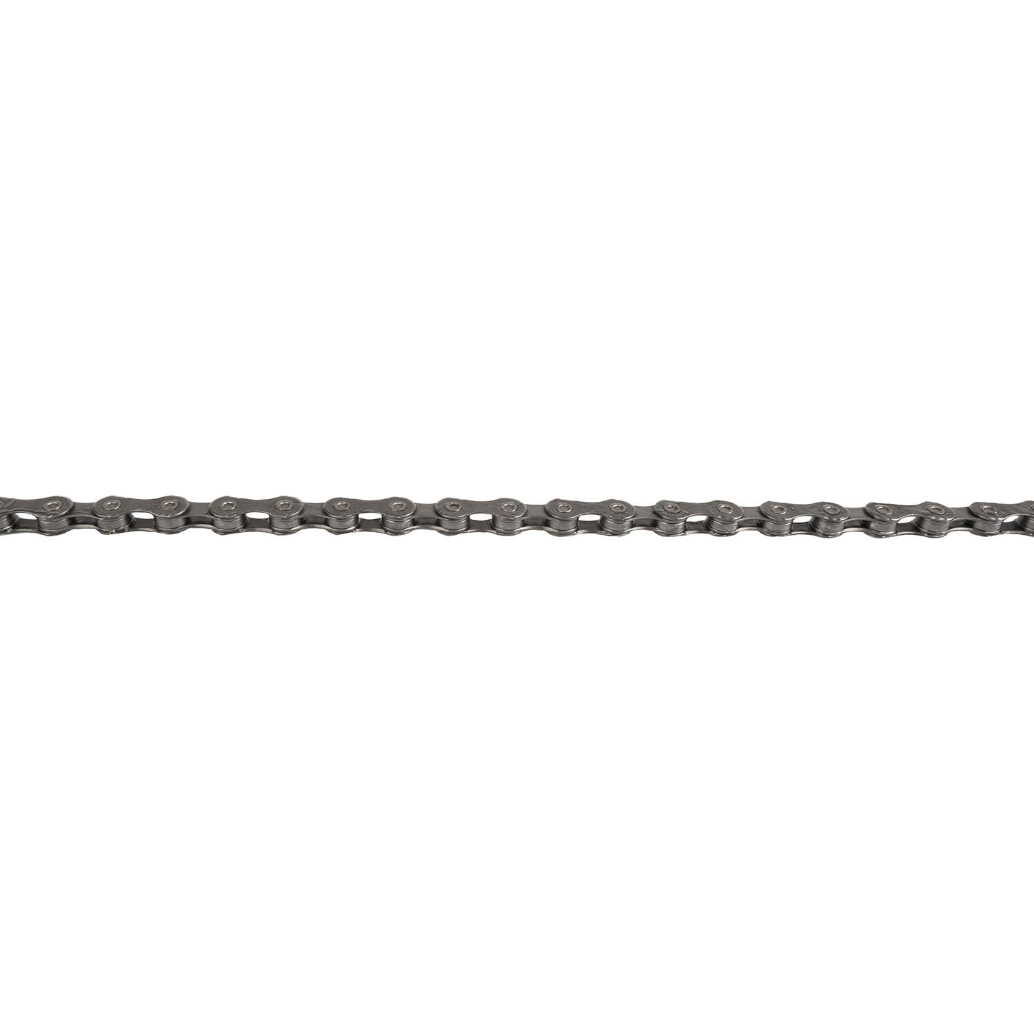 Cadena de bicicleta M-Wave de una velocidad 2x1 8, marrón gris - 15m en rollo 2/4