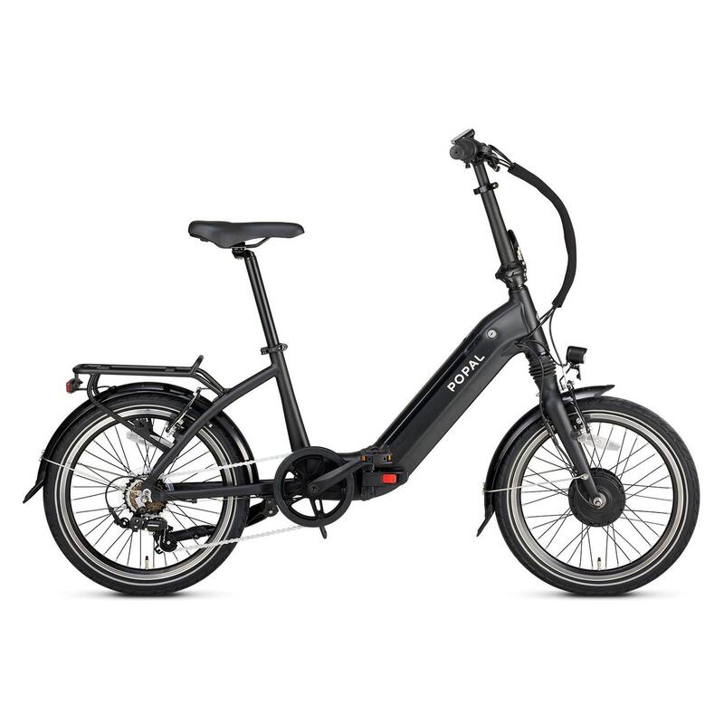 Popal E-Folt Tourer Elektrische Vouwfiets - Bafang voorwielmotor - 420Wh - Zwart