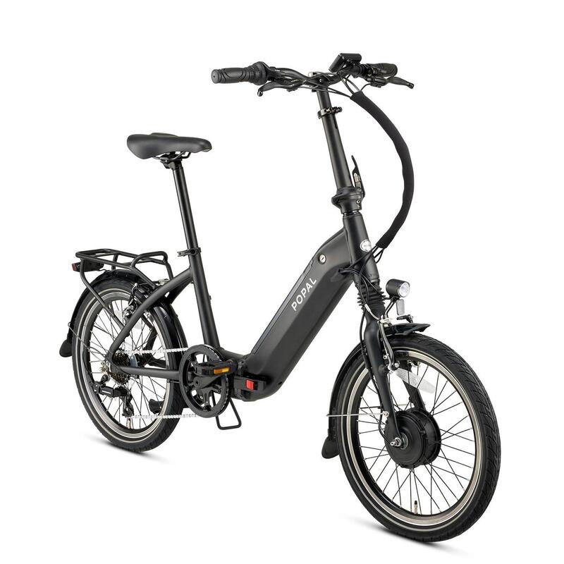 Popal E-Folt Tourer Elektrische Vouwfiets - Bafang voorwielmotor - 420Wh - Zwart