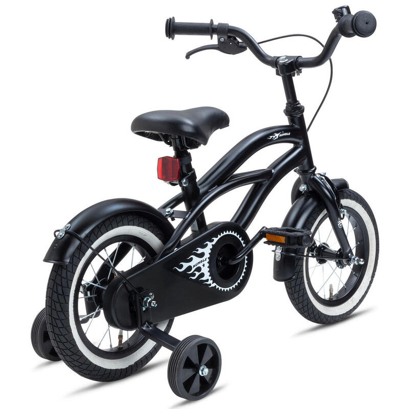 Nogan Rumble Kinderfiets - 12 inch - Zwart