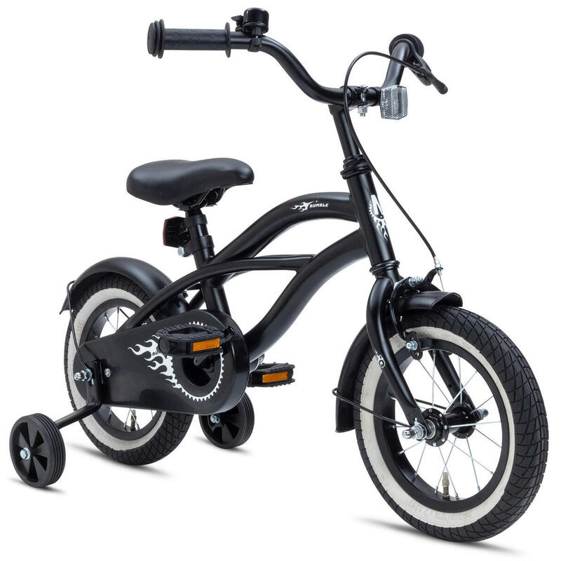 Nogan Rumble Kinderfahrrad – 12 Zoll – Schwarz