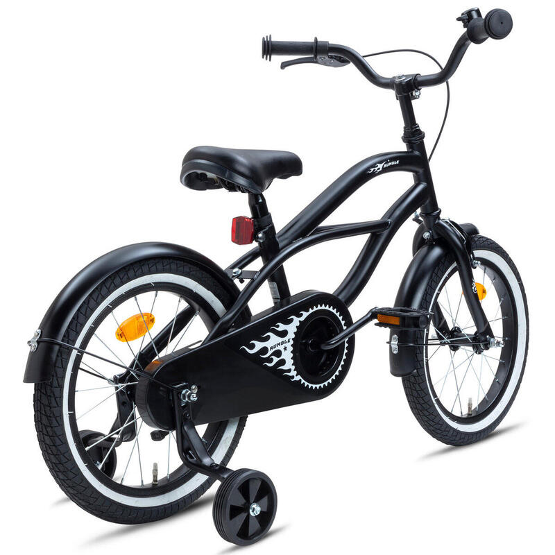 Nogan Rumble Kinderfahrrad – 16 Zoll – Schwarz