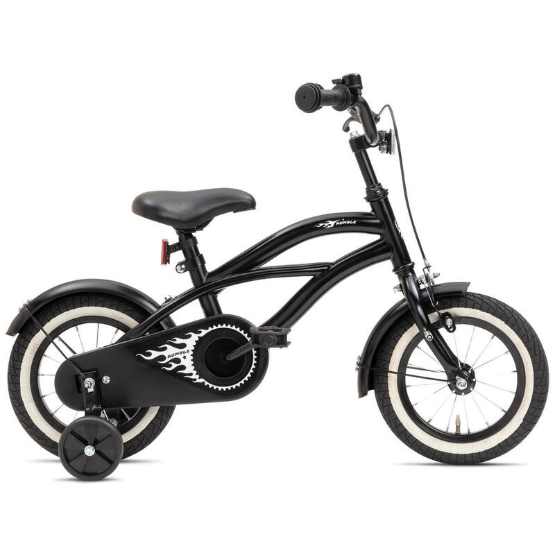 Nogan Rumble Kinderfiets - 12 inch - Zwart