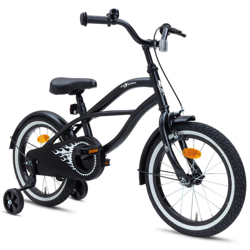 Nogan Rumble Kinderfahrrad – 16 Zoll – Schwarz