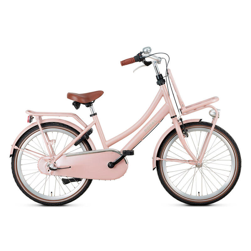 Popal Daily Dutch Basic+ N3 - Bici per bambini - 22 pollici - Rosa Salmone