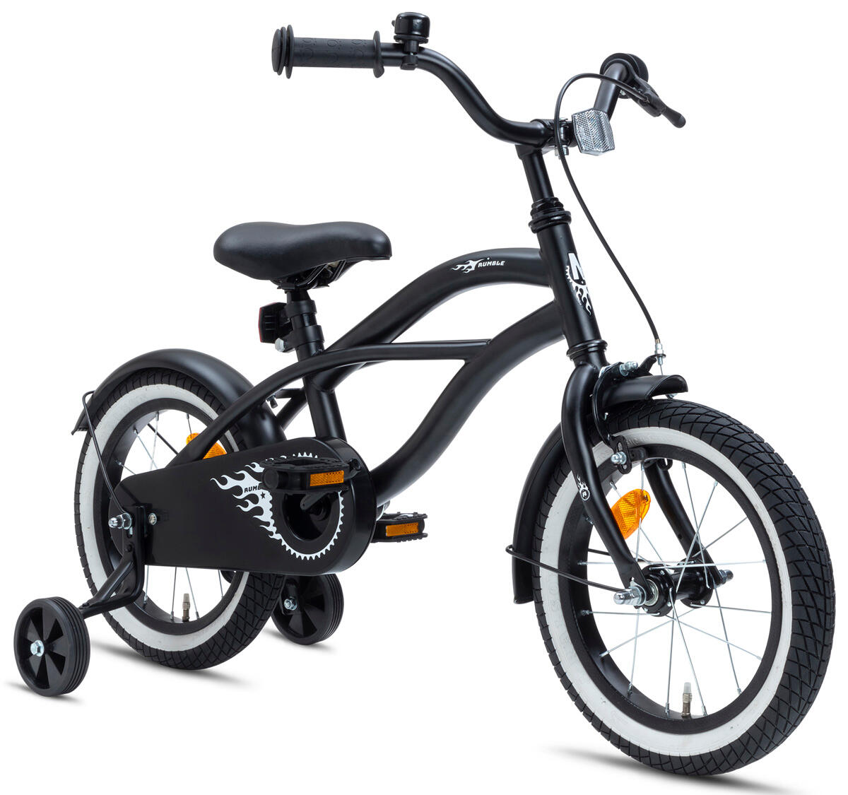 Nogan Rumble Kinderfiets 14 inch - Zwart 2/3