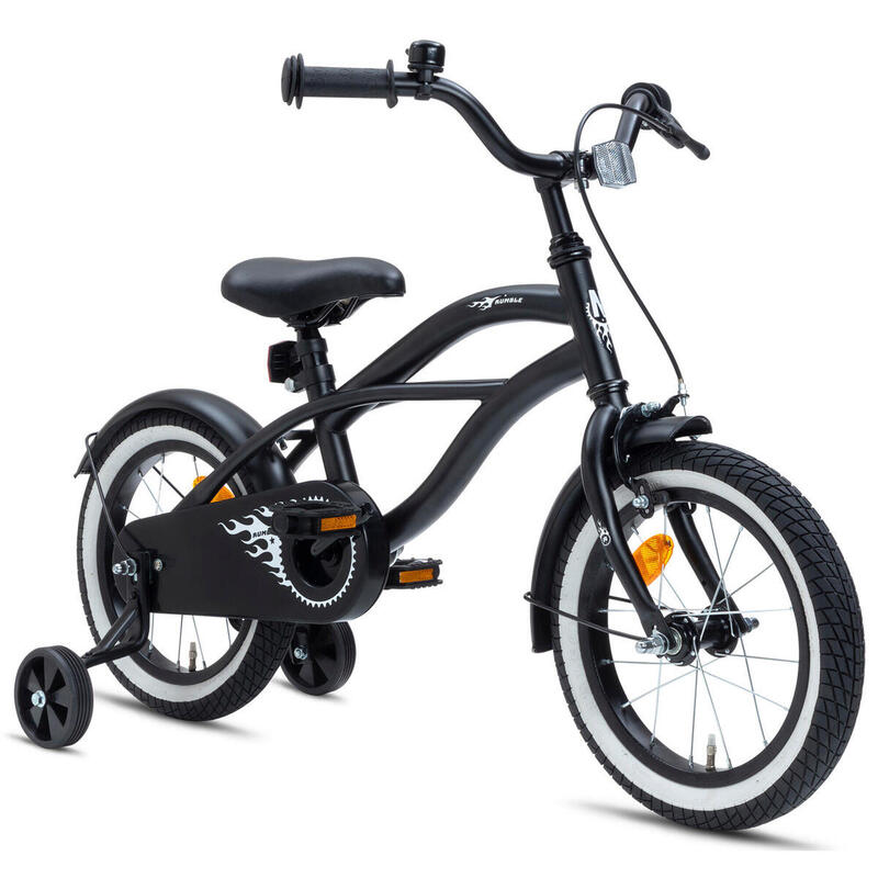 Nogan Rumble Kinderfahrrad – 14 Zoll – Schwarz