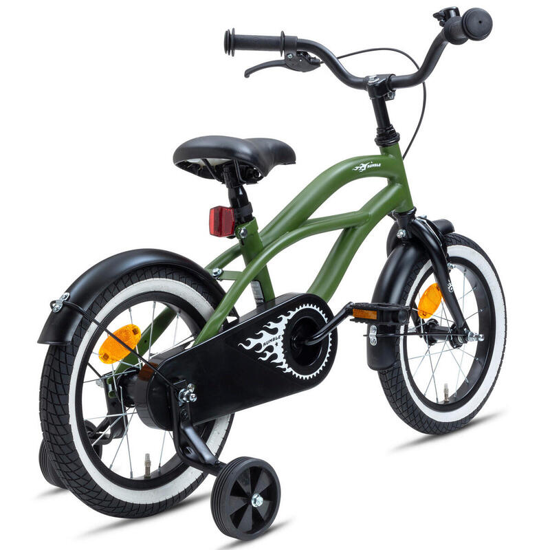 Nogan Rumble Kinderfahrrad – 14 Zoll – Armeegrün