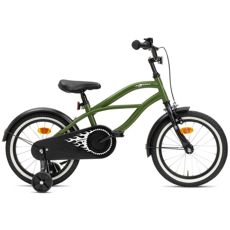 Nogan Rumble Kinderfahrrad – 16 Zoll – Armeegrün