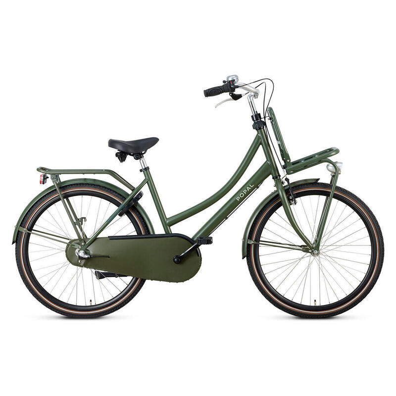 Vélo Enfant Hollandais Popal Daily Dutch Basic+ N3 - 26 pouces - Vert Armée