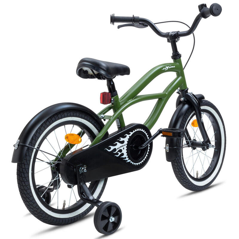 Nogan Rumble Kinderfahrrad – 16 Zoll – Armeegrün