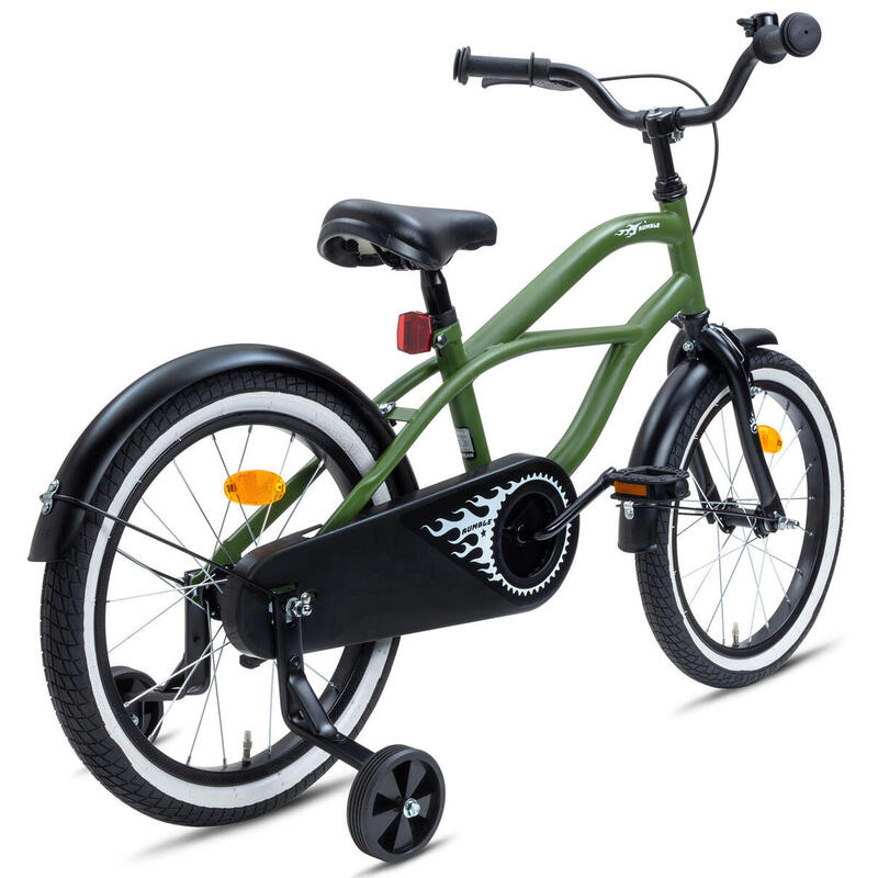 Vélo Enfant Nogan Rumble - 18 pouces - Vert Armée