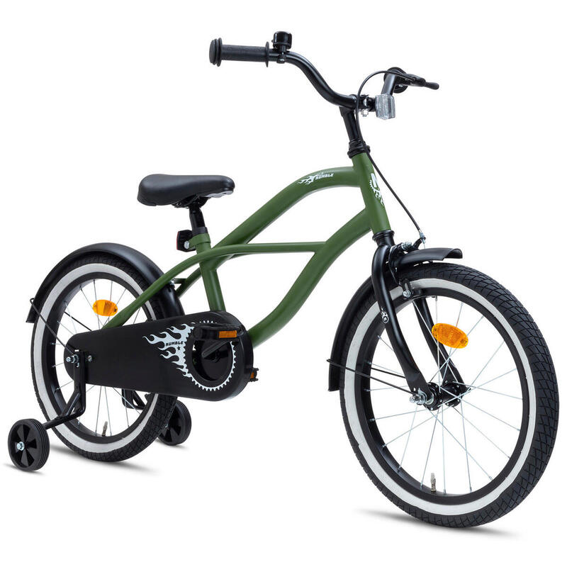 Vélo Enfant Nogan Rumble - 18 pouces - Vert Armée