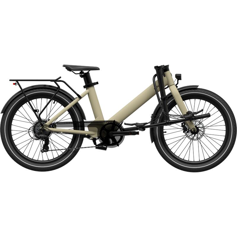 Vélo de ville électrique compact Eovolt Evening 24 v2 sable