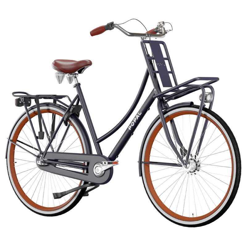 Popal Daily Dutch Prestige N3 Transportfiets - Stadsfiets Dames - Petrol Blauw