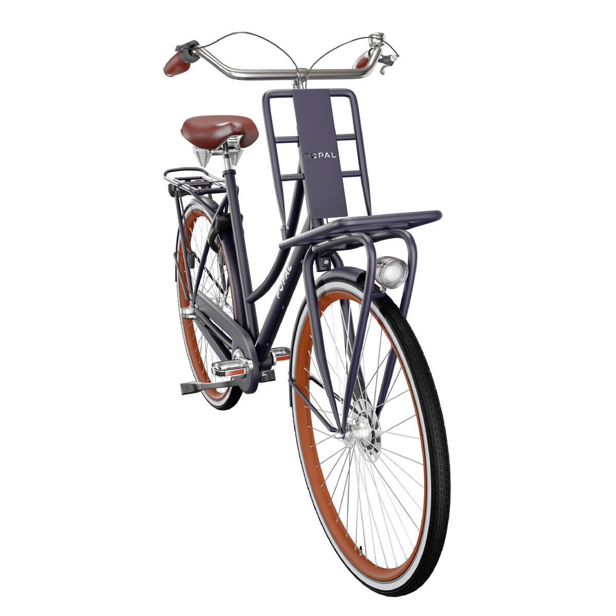 Popal Daily Dutch Prestige N3 Transportfiets - Stadsfiets Dames - Petrol Blauw 3/6
