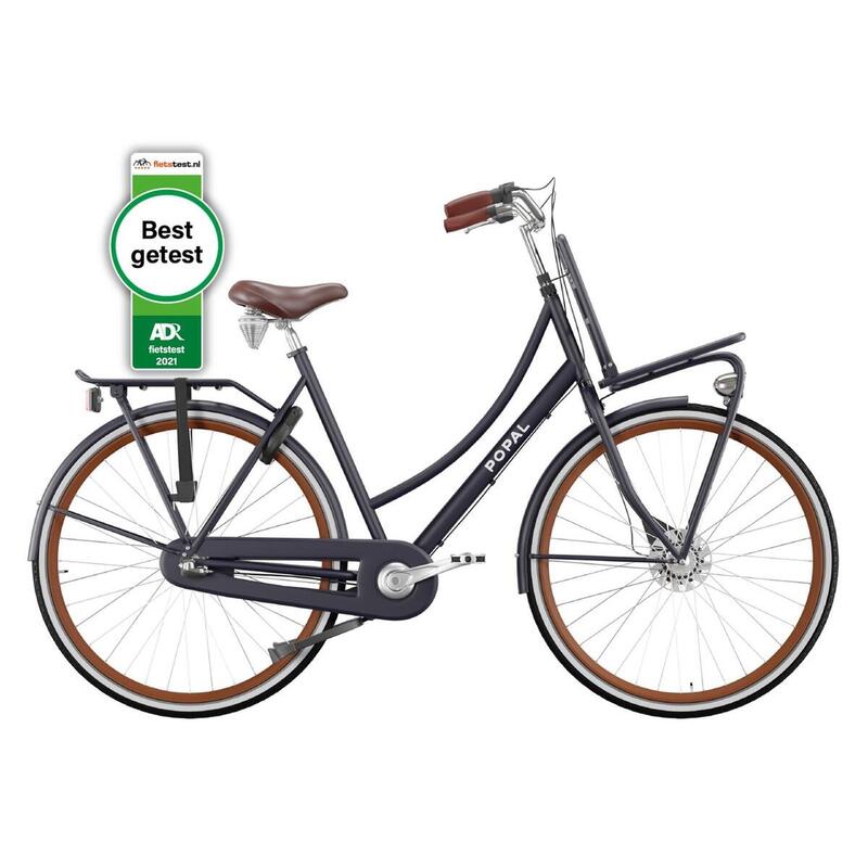 Popal Daily Dutch Prestige N3 Transportfiets - Stadsfiets Dames - Petrol Blauw