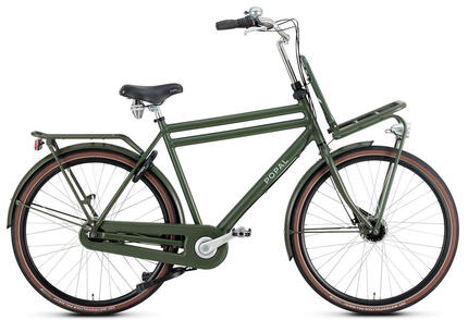 Vélo Hollandais Popal Daily Dutch Prestige N7 - Homme - Vert Armée