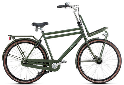 Popal daily dutch prestige n7 - transportfiets - stadsfiets heren - leger groen