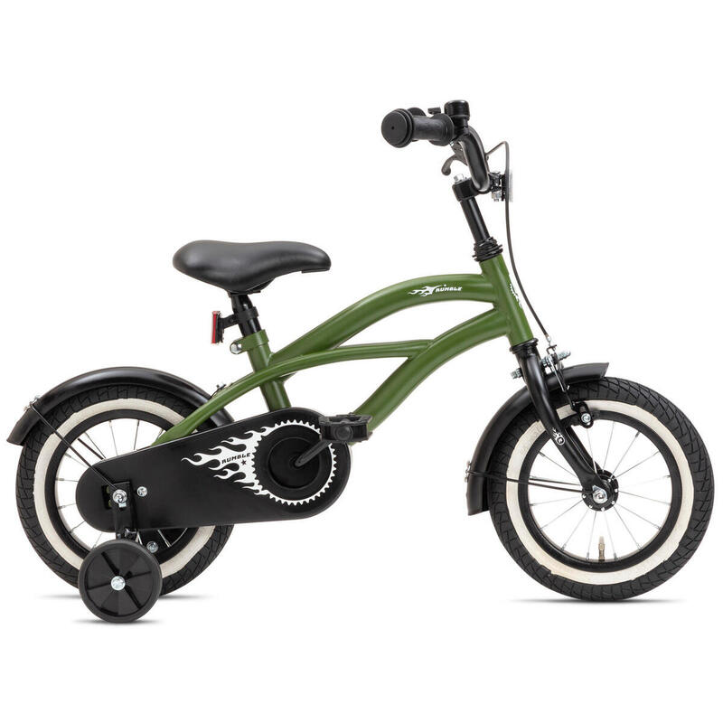 Nogan Rumble Kinderfahrrad – 12 Zoll – Armeegrün