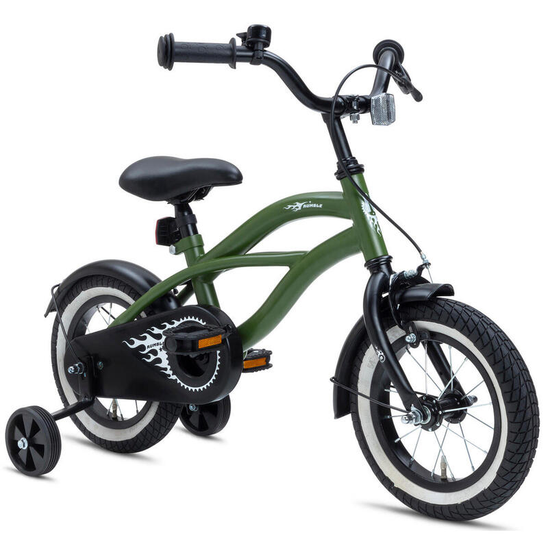 Nogan Rumble Kinderfahrrad – 12 Zoll – Armeegrün