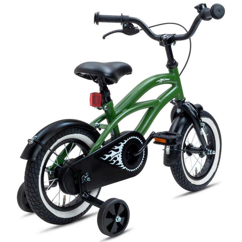 Vélo Enfant Nogan Rumble - 12 pouces - Vert Armée