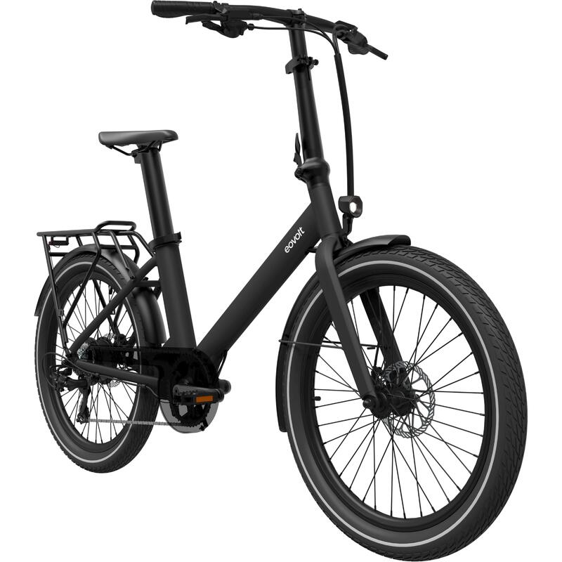 Eovolt elektrische compacte stadsfiets Evening 24 v2 zwart