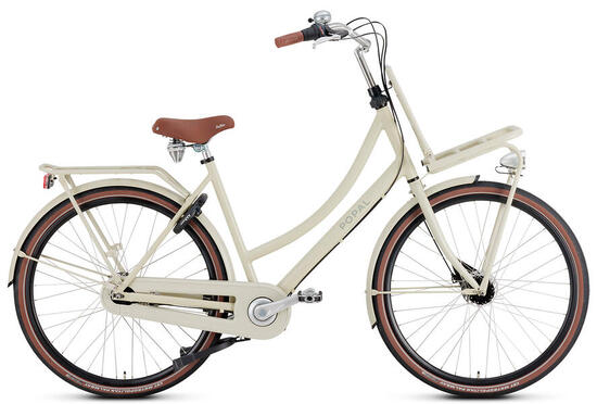 Popal Daily Dutch Prestige N7 - Transportfiets - Stadsfiets Dames - Cosmic Sand