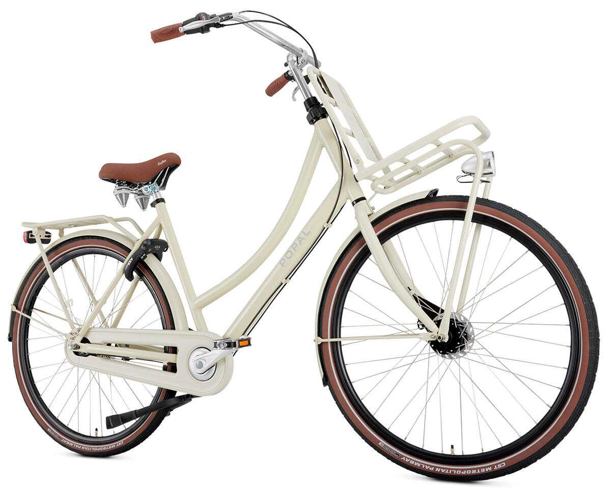 Vélo Hollandais Popal Daily Dutch Prestige N7 - Femme - Sable Cosmique 2/5